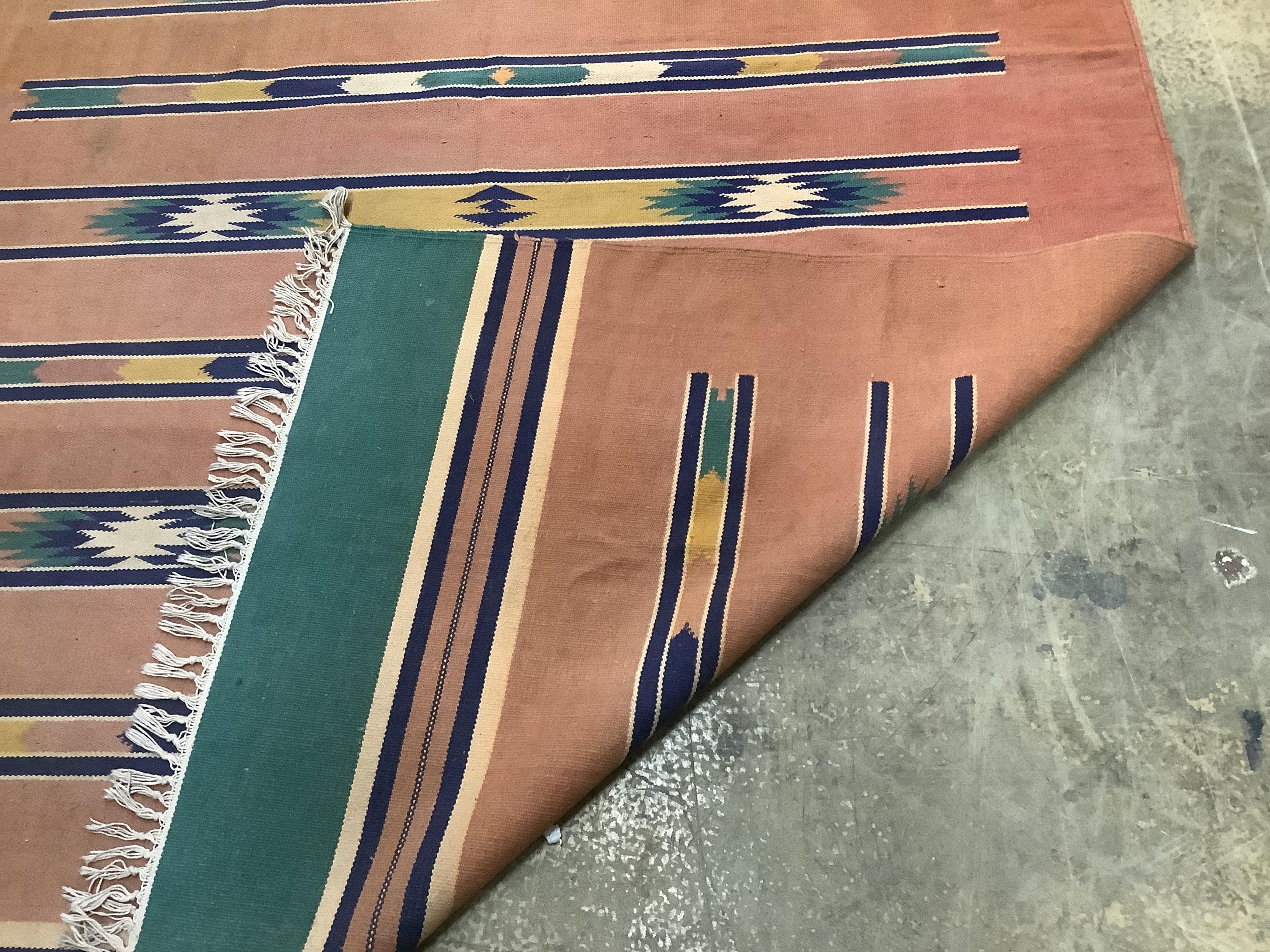 A Kilim polychrome flatweave rug, 240 x 148cm